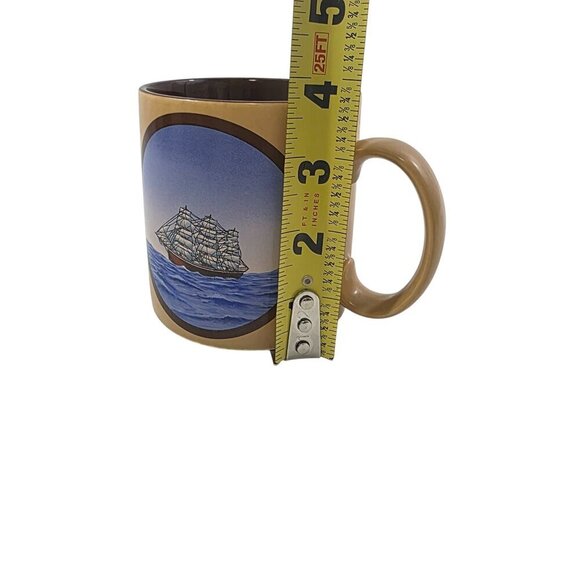 Vintage Russ Berrie & Co 12 Oz Ceramic Sailboat 8354 Cups Mugs – Set of 2 - Picture 6 of 16